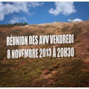 Réunion des AVV 8.11.2013