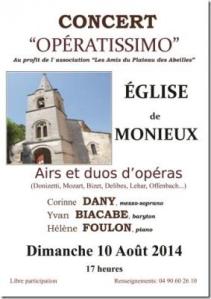 Concert Monieux 10.08.2014