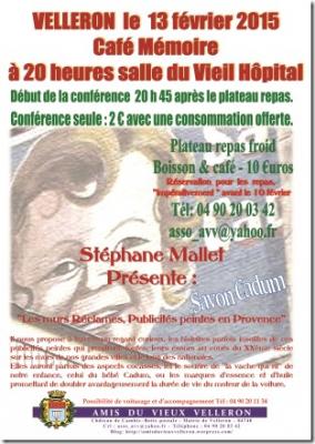 Café mémoire Publicités peintes