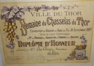 Diplôme d'honneur